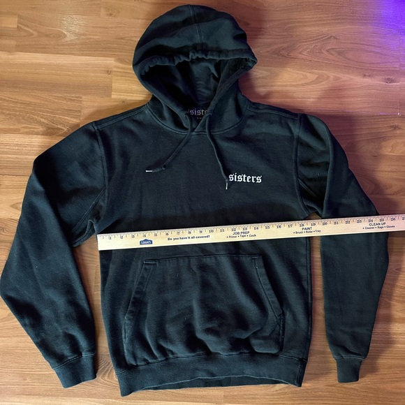 Sisters Black Pullover Hoodie for Women - Picture 4 of 6